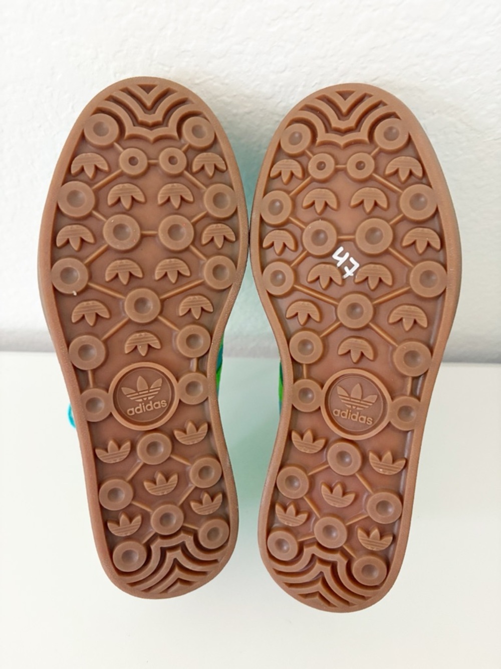 *NEW* Adidas Womens Gazelle Platform Bold Blue Glow Solar Green Bright Blue NWT - Picture 14 of 15